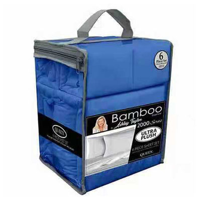가죽 염색 100% 폴리에스터 섬유 6pcs Bambu Solid Microfiber Fabric 침대 시트