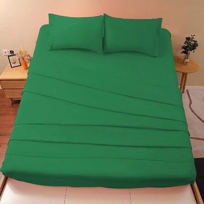 에브도레이션 두 줄 침대 시트 4pcs 미국 100% 폴리에스터 마이크로 섬유 물질