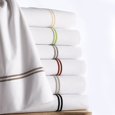 모든 시즌 90gm 미세 섬유 꽃 embroidered Sheet Set 지속가능하고 부드러운