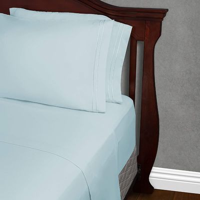 90gm 마이크로 섬유 침대 세트 2 라인 수직 3pcs 및 4pcs 세트 기계 세척