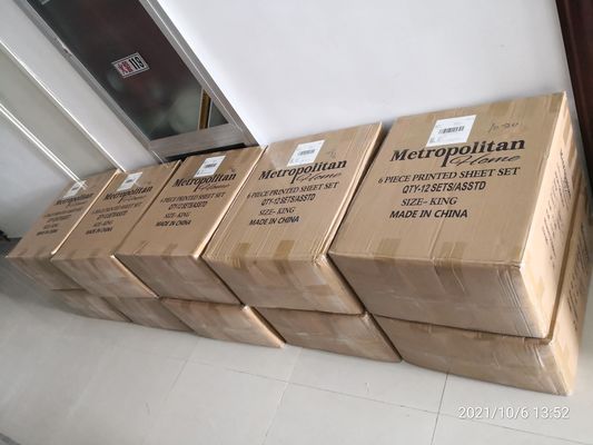 NO 채우기 6pcs 마이크로 섬유 직물 80gsm 100% 폴리에스터 침대 시트 최고