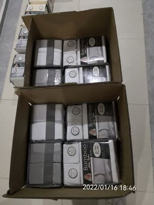 유럽과 미국 스타일의 침실용 하포 알레르기성 6개의 대나무 침대 세트